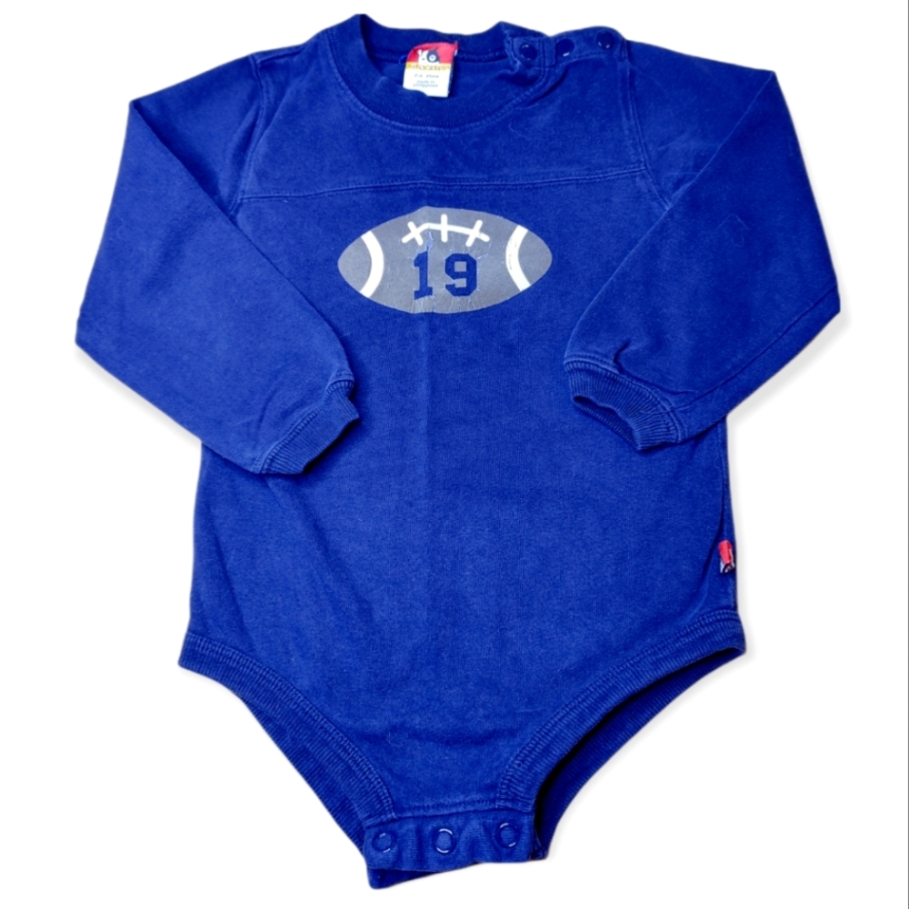 💥 Bundle Only 💥 SPROCKETS Navy Football Long Sleeve Onesie